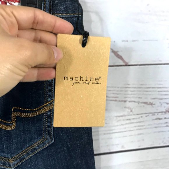 Machine Womens' Skinny Jeans With Applique - Picture 5 of 8